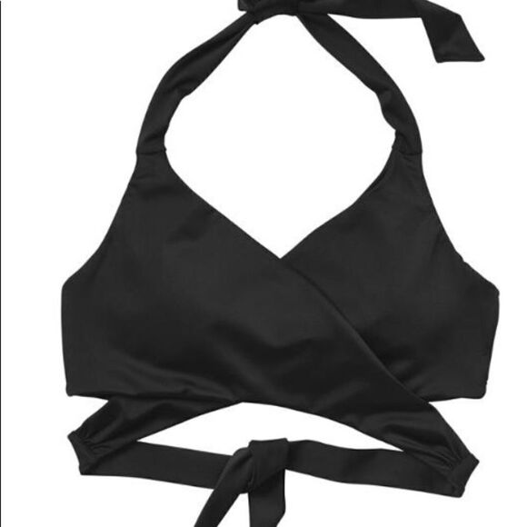 Athleta Bra Cup Halter Bikini Top 32 B/C - Picture 4 of 14